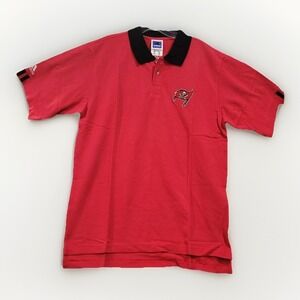 Tampa Bay Buccaneers Polo Shirt Men's M On the Field NFL NWT Adidas